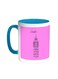 Landmarks - Big Ben Clock Printed Coffee Mug Turquoise/White 11ounce