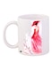 Anime Printed Coffee Mug White/Pink/Brown