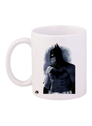 Batman Printed Coffee Mug White/Black 11ounce