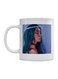 Woman Printed Coffee Mug White/Purple/Blue