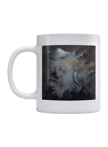 Falcon Printed Mug White/Grey