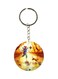Cartoon Girl Printed Keychain