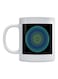Mandala Printed Mug White/Black/Blue