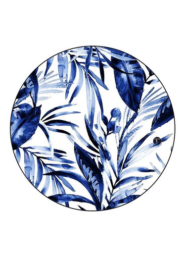 Plants Printed Fridge Magnet Round Multicolour