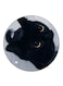 Cat Printed Fridge Magnet Round Multicolour