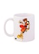 Kingdom Hearts Printed Mug White/Yellow/Red 12ounce