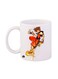 Kingdom Hearts Printed Mug White/Yellow/Red 12ounce