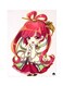 Anime Magi Metal Plate Poster Pink/Gold 15x20cm