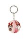 Cartoon Girl Printed Keychain