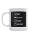 Eat Sleep Play Repeat Printed Ceramic Mug White/Black