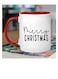 1pc Merry Christmas Ceramic Coffee Mug, 11oz Durable Novelty Drinkware for All Seasons, Holiday Gift for Christmas and New Year