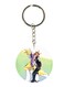 Double Side Anime Digimon Printed Keychain