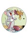 Tom And Jerry Printed Fridge Magnet Multicolour