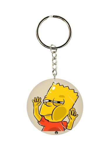Cartoon Printed Keychain