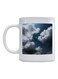 Cloud Printed Mug Blue/White