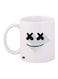 Marshmello Printed Mug White/Black Standard Size