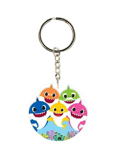 Shark Printed Keychain
