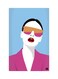 Printed Fridge Magnet Multicolour 8.5x0.4x5.5cm