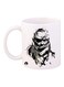 Printed Ceramic Mug White/Black