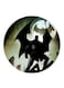 Batman Printed Fridge Magnet Round Multicolour