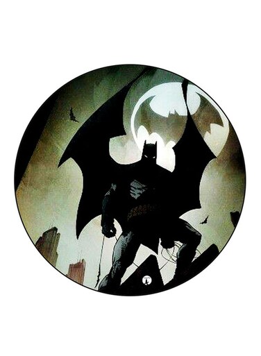 Batman Printed Fridge Magnet Round Multicolour