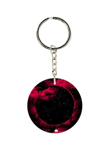 Moon Printed Pocket Keychain