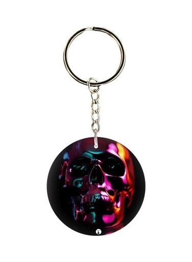 Skull Printed Keychain