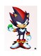 Video Game Sonic Metal Plate Poster Multicolour 15 x 20cm