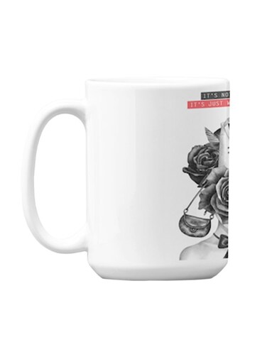 Premium Printed Ceramic Coffee Mug White 350ml