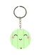 Smile Printed Double Sided Keychain