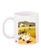Swans Printed Coffee Mug White/Brown/Green 11ounce