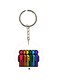 Cartoon Themed Single Sided Keychain