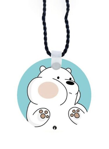 We Bare Bear Printed Car Mirror Pendant