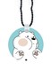 We Bare Bear Printed Car Mirror Pendant