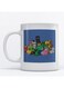 Minecraft Printed Mug White/Blue 9.2x7.7cm