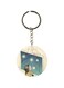Double Sided Cartoon Printed Keychain
