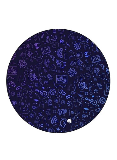 Random Things Printed Fridge Magnet Blue