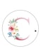 Letter C Printed Fridge Magnet Multicolour