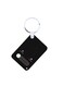 English Phrases Printed Keychain Black/White