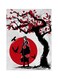 Anime Naruto Metal Plate Poster White/Black/Red 15x20cm