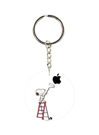 Double Side Cartoon Printed Keychain
