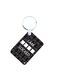 Sherlock Quote Printed Keychain Black/White