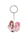 Single Sided Girls Printed Keychain