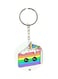Birthday Cake Printed Keychain