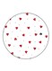 Hearts Printed Fridge Magnet Round Multicolour