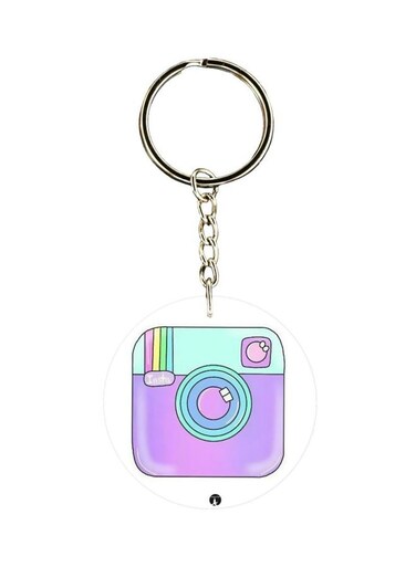 Camera Printed keychain