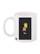 Simpson Printed Mug White/Black/Yellow Standard Size