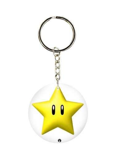 Star Printed Keychain