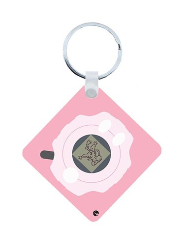 Digimon Anime Wooden Keychain