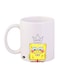 Spongebob Printed Mug White/Yellow